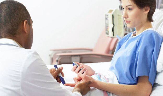 Glucose level measurement in the blood will help diagnose diabetes